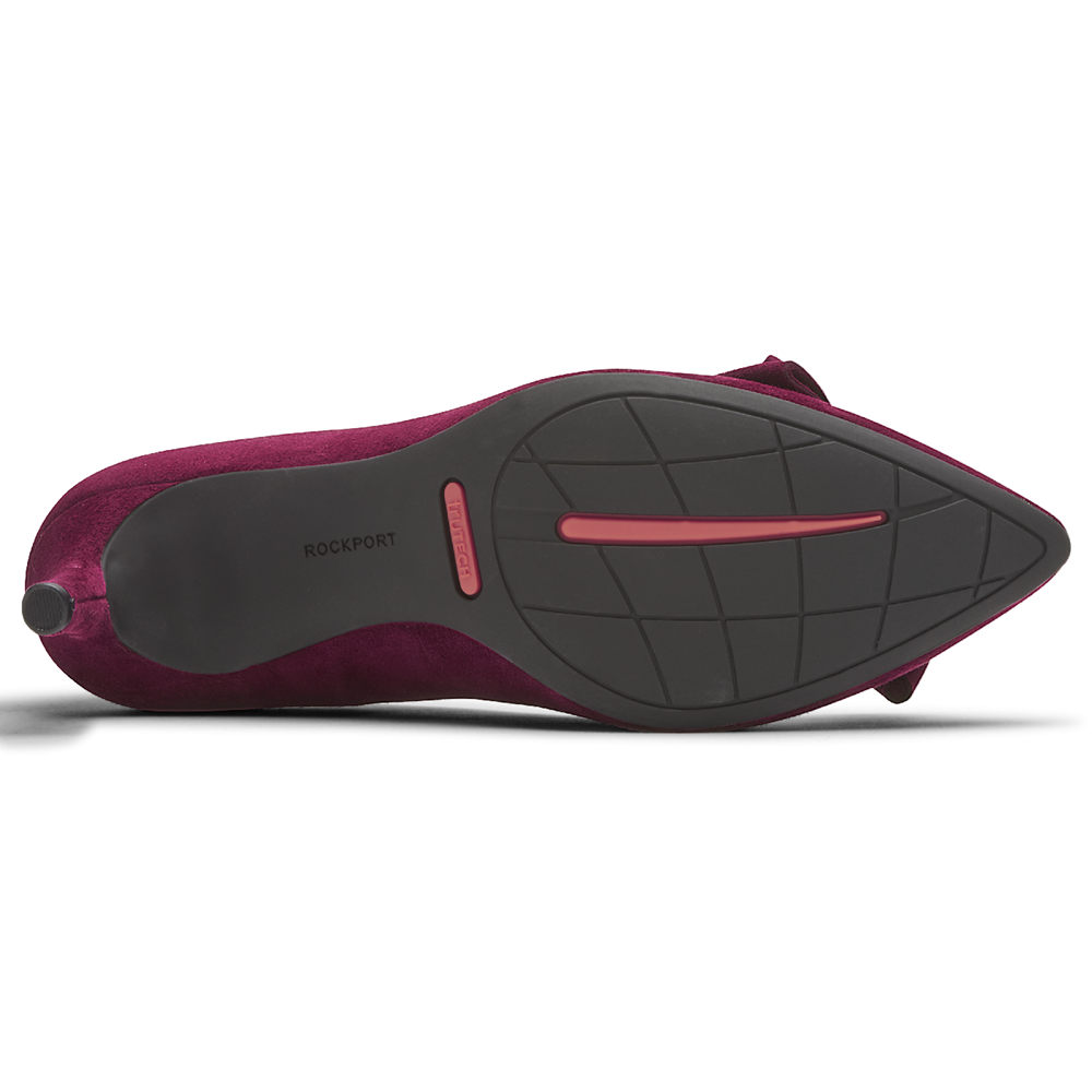 Sapatos De Salto Rockport Mulher Rosa - Total Motion 75Mm Bow - 70926HSGU